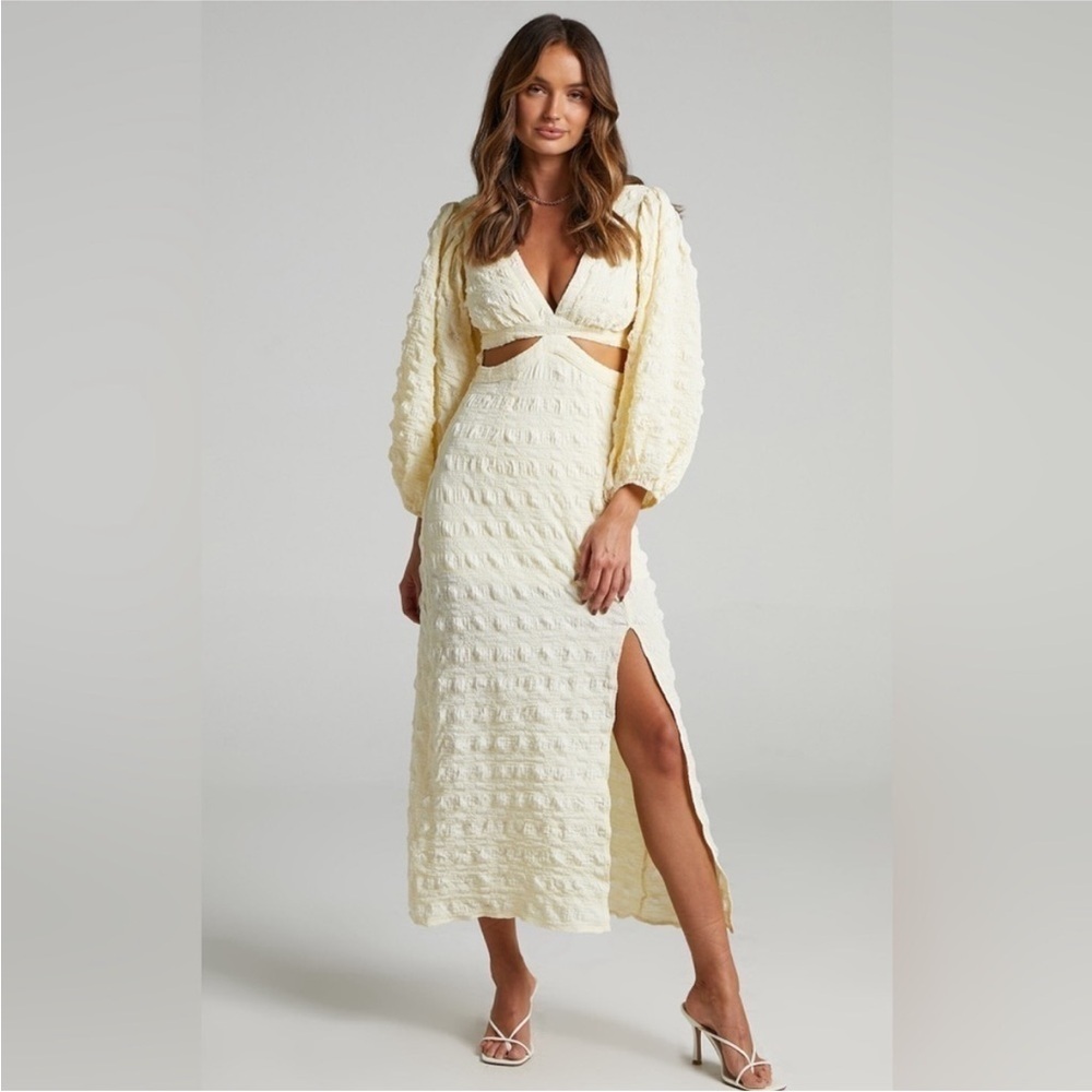 Showpo Tabatha Dress - Yellow NWT